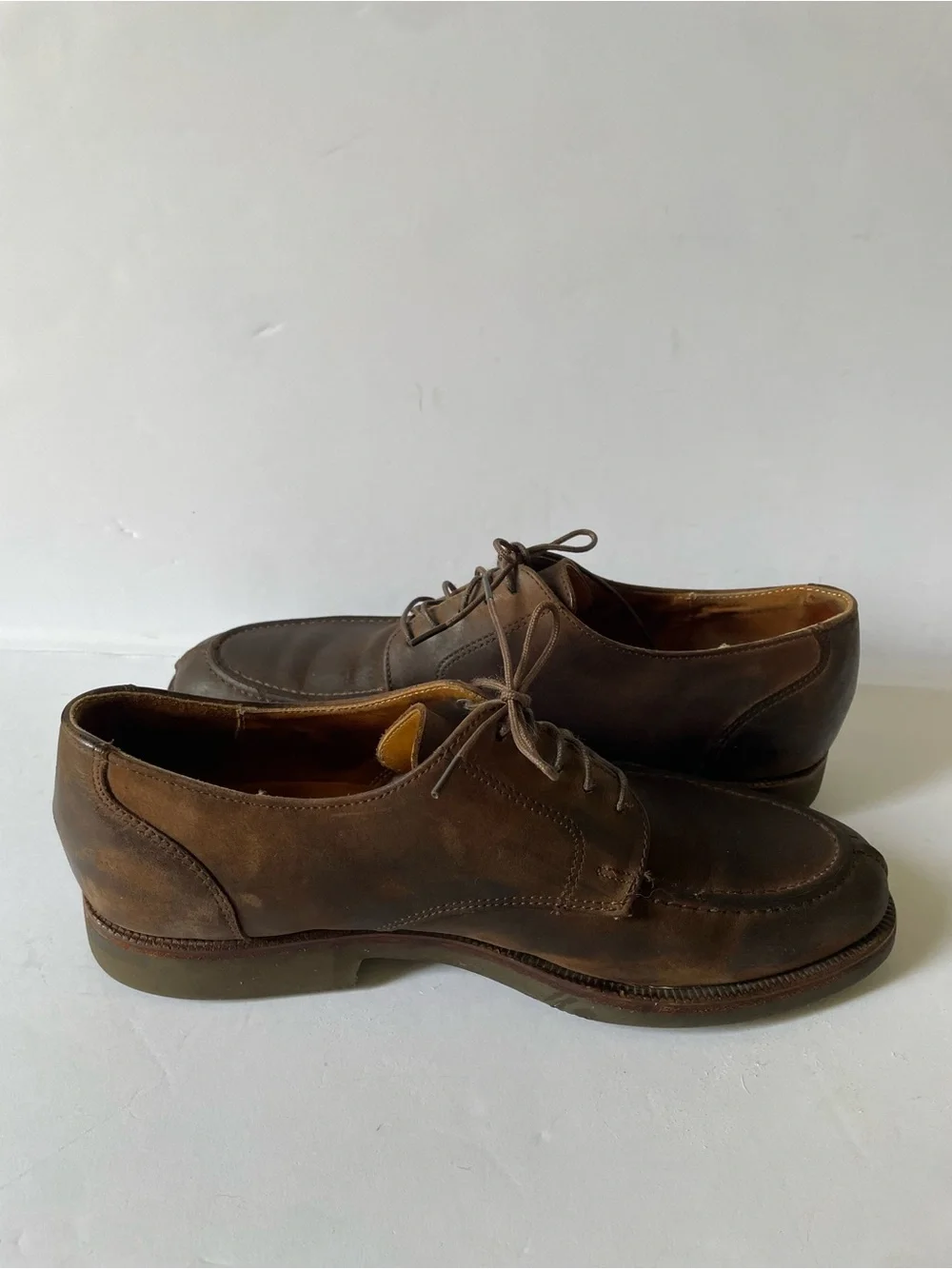 Men’s Cole Haan Oxford Brown Leather Lace Up Shoes 9 M